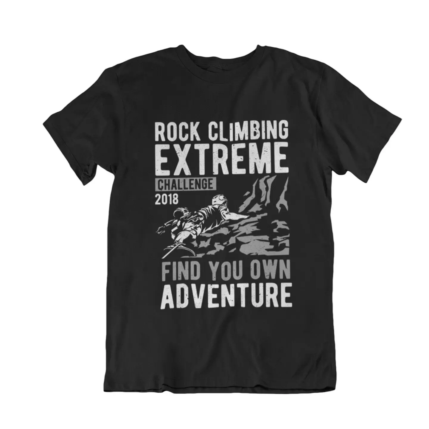 

Rock Climbings Adventure Black Men's T-Shirt Size S-3XL