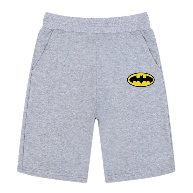 Летние пляжные шорты для мальчиков шорты с 3D принтом Супермен Бэтмен Халк Капитан Америка Модные Повседневные Шорты для мальчиков - Цвет: gray3
