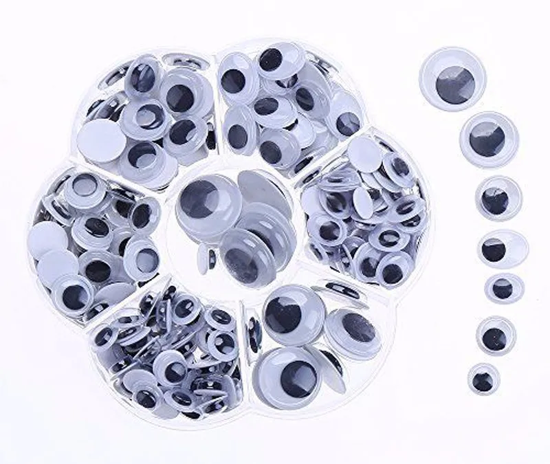 Mixed size 245pcs googly eyes