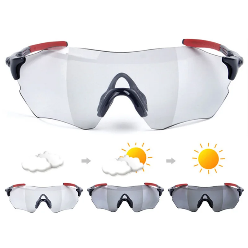 Fahrradbrille Mit Photochromic Lens - UV400 Schutz Für Radsport & Outdoor