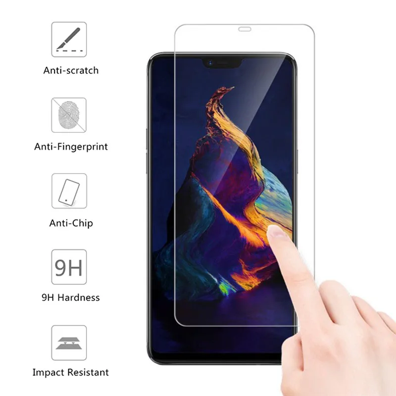 2.5D 9H защитная пленка из закаленного стекла для OnePlus 6T 3 5 X Премиум Защитная One Plus 2