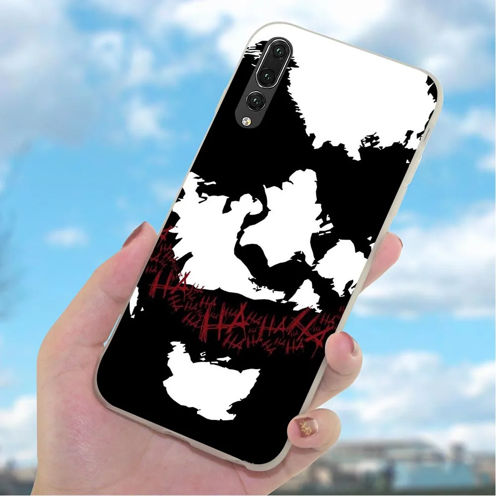Мягкий ТПУ чехол для телефона Джокер Темный рыцарь Для Huawei P20 Pro Чехол P10 P8 Lite P9 Mini P