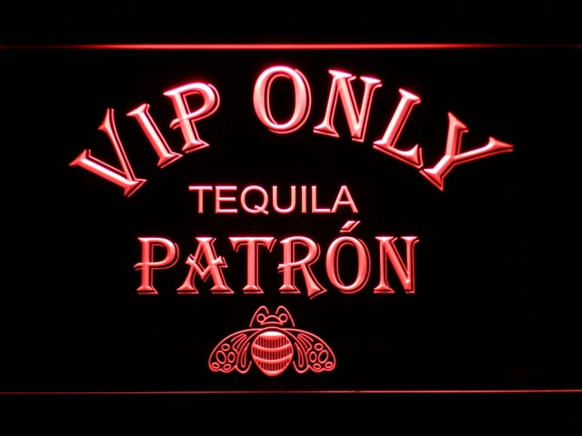 474 VIP Только Patron Tequila светодиодный неоновые световые знаки с переключателем вкл/выкл 20+ цвета 5 размеров на выбор