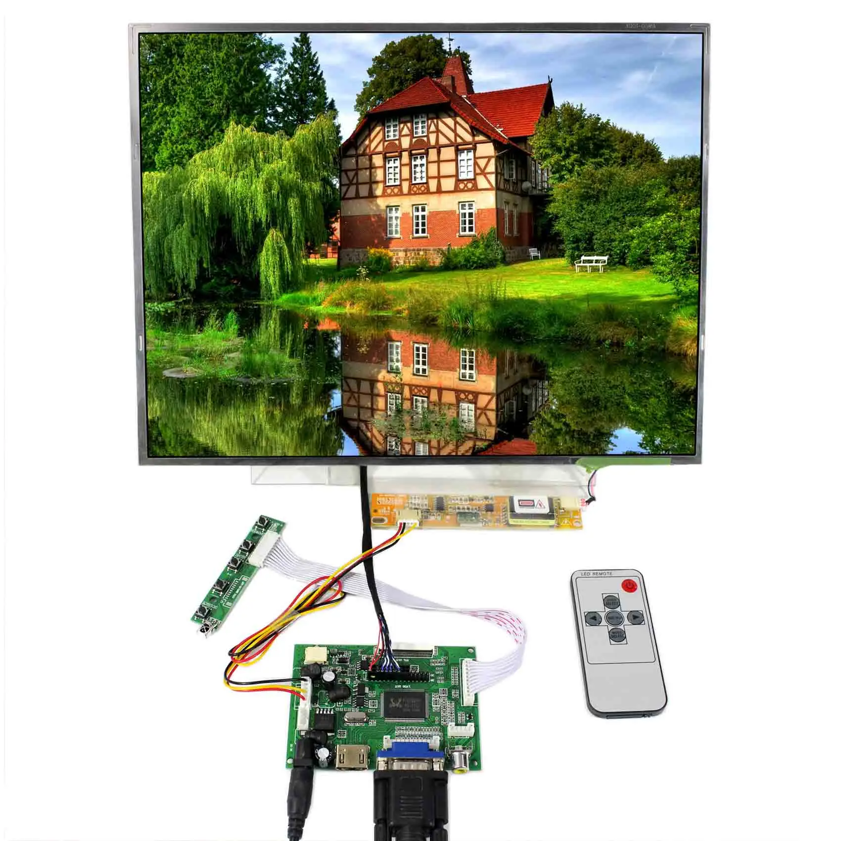 HD MI + VGA 2AV драйвер платы с 15 дюймов 1024x768 ЖК-дисплей панели LP150X09 B150XG02 LTN150XB B150XG05 B150XG09 |