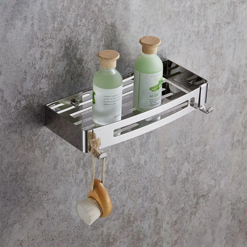 LanLan однослойный держатель для ванной комнаты из нержавеющей стали, органайзер, украшение для дома