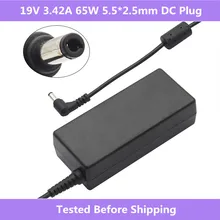 19V 3.42A 65 Вт адаптер переменного тока Мощность Зарядное устройство для Asus ADP-65HB ADP-65JH BB EXA0703YH PA-1650-66 SADP-65NB AB K52F K50ij P50ij ноутбук
