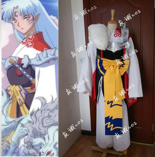 Us 57 0 Inuyasha Sesshomaru Kimono Anime Cosplay Costume Anime Cosplay Costumes Cosplay Costumeanime Cosplay Aliexpress