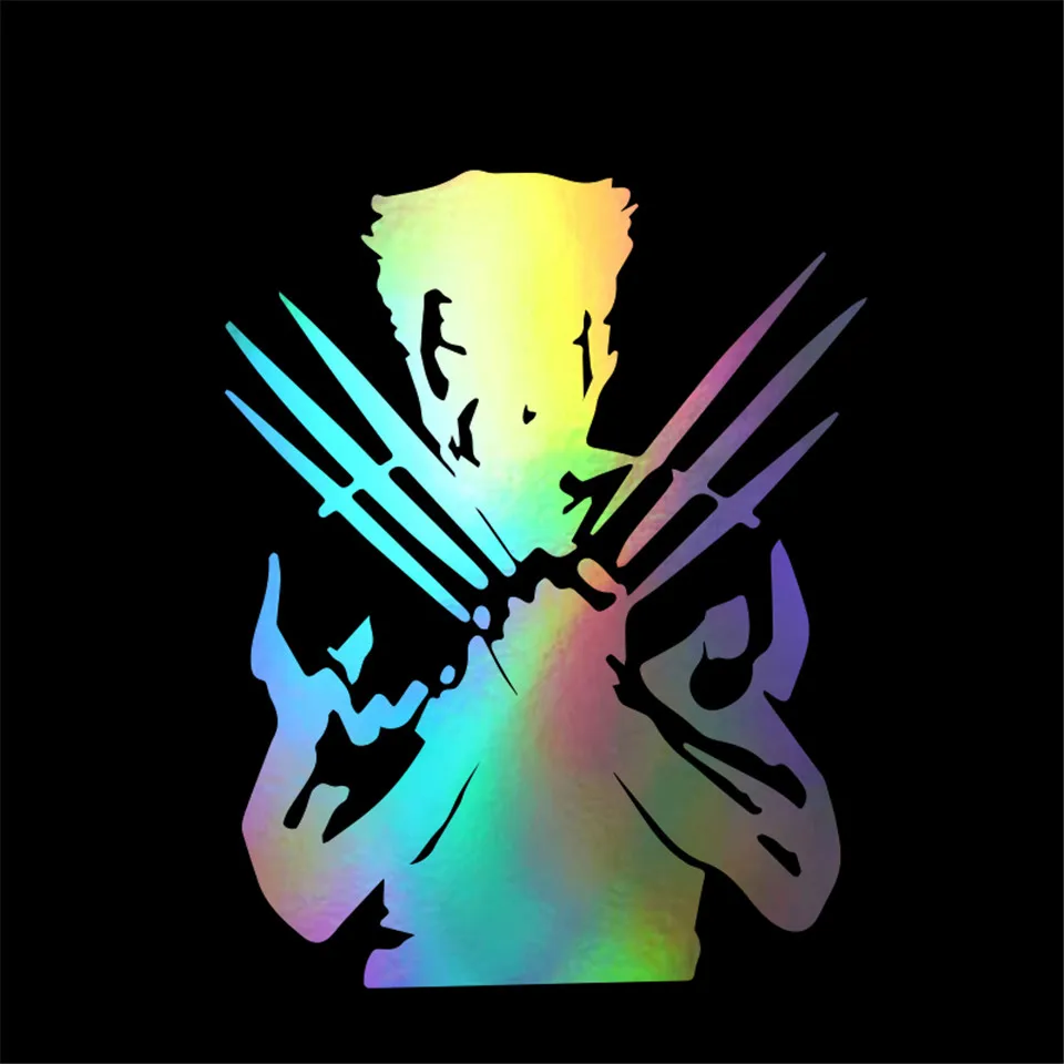 Cunymagos Car Stickers Wolf X-Men Origins Wolverine King Kong Creative Decals Waterproof Auto Tuning Styling (1)
