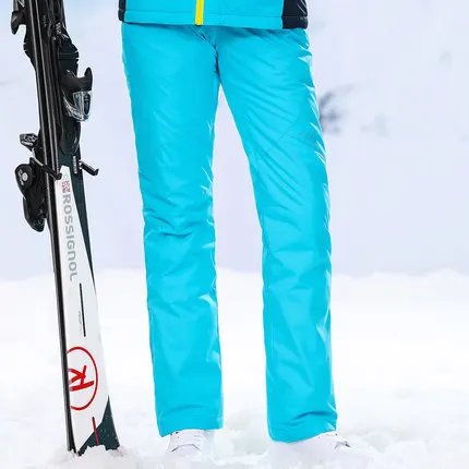 High Experience Women Ski Sets Mountain Skiing Outdoor Winter Warm Sport Suits Ladies Snow Clothing Ski Jacket Female Ski Suit - Цвет: Pants 1