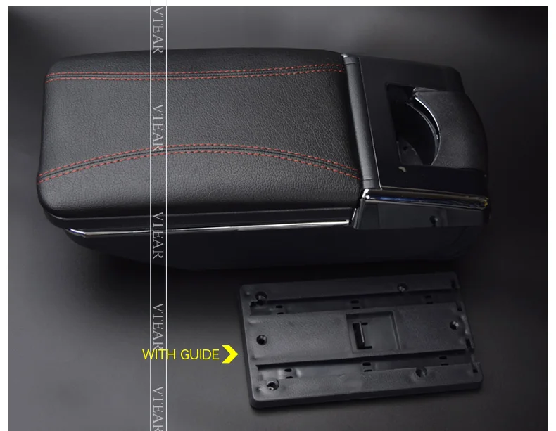 Vtear для Mazda CX-3 CX 3 CX3 автомобильный подлокотник, кожаный ящик для хранения украшений, аксессуары для интерьера, центральная консоль
