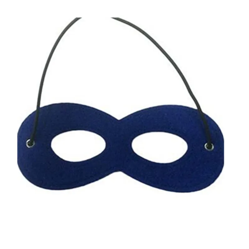Dark blue Красочная войлочная Маскарадная маска очки Хеллоуин вечеринка в честь Дня Рождения платье украшение Рождество для мальчиков и девочек женщин мужчин - Цвет: Dark blue