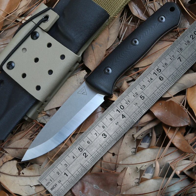 District 9 Original Survivor D2 fixed blade straight hunting knife KYDEX Sheath G10 handle