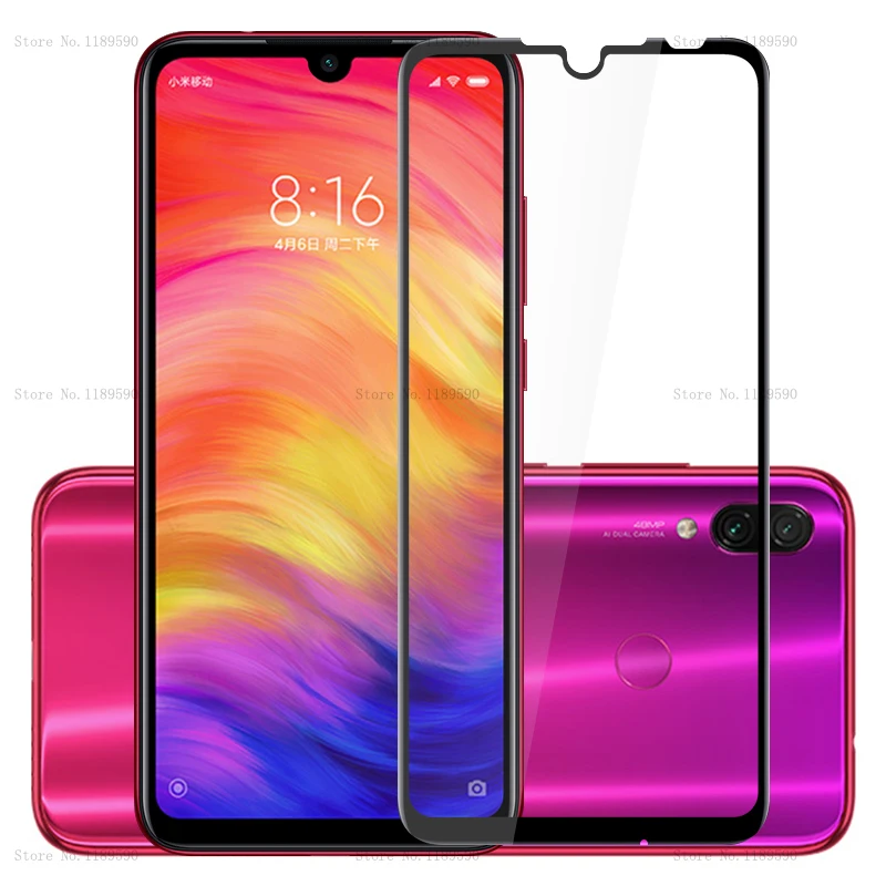 كامل غطاء الزجاج المقسى ل Xiaomi Redmi 4X5 زائد 6A 7 6 Redmi ملاحظة 5 برو 7 6 4 K20 برو Pocophone F1 7A واقي للشاشة فيلم