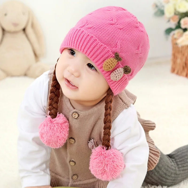 DreamShining/зимняя теплая детская шапка для младенцев, вязаные шапки для младенцев, вязаные крючком милые шапки для новорожденных, реквизит для фотографий, шапки для мальчиков и девочек 3-12 месяцев