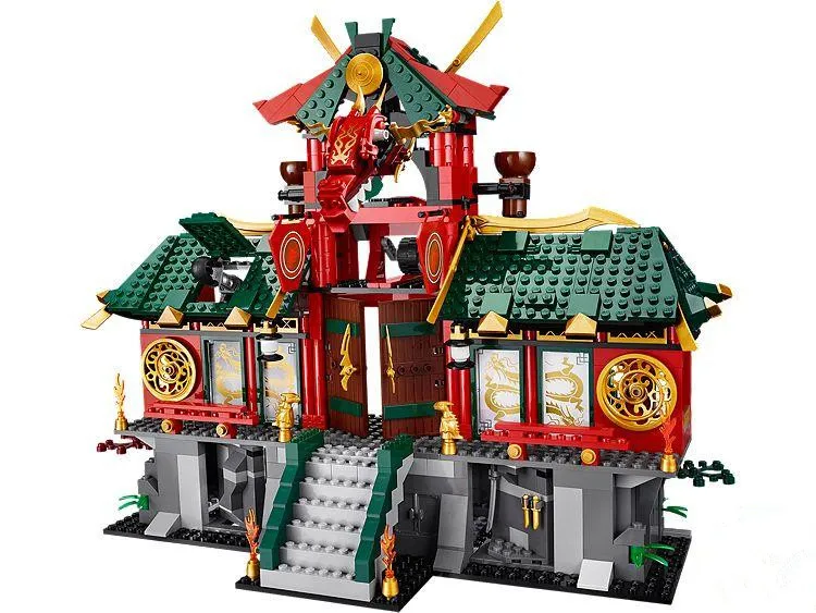 

IN Stock 1223Pcs Ninja Thunder Swordsman Castle Model Blocks Toys Compatible Toys for Children Christmas Birthday Gifts