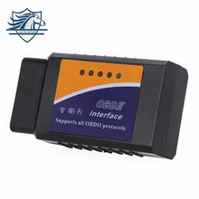 HOT promotion V1.5 Elm327 wifi OBDII obd2 ios Car Diagnostic Interface Scanner for iPhone iPad iPod free shipping