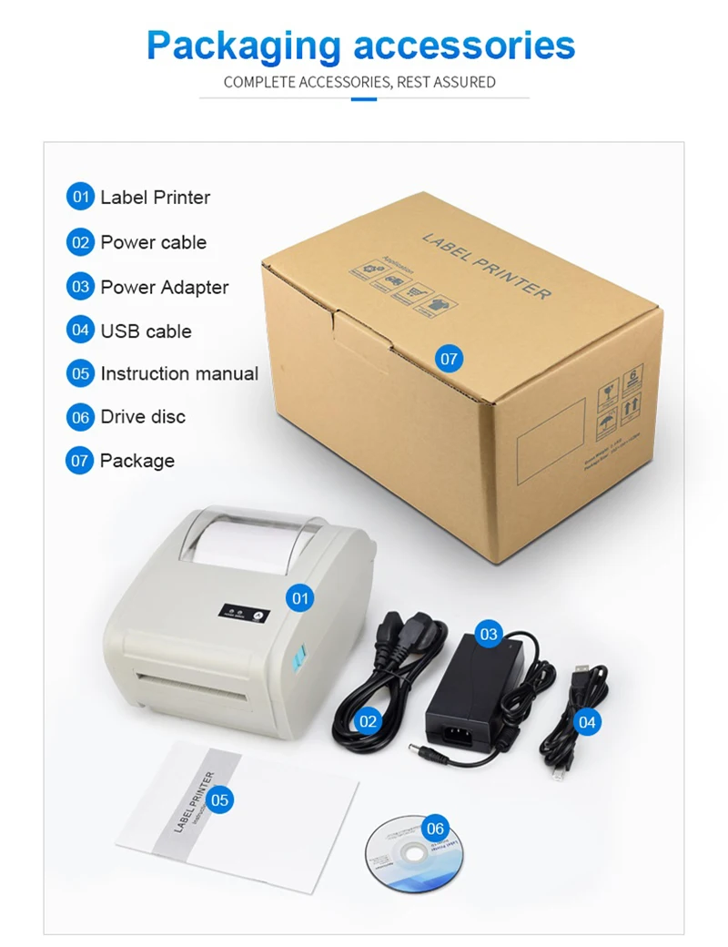 110mm label maker barcode bluetooth cell photo sticker receipt shipping thermal photo printer with print speed 160mm/s