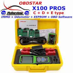 X-100 плюсы (C + D + E модель) иммобилайзер + + одометр EEPROM адаптер obdstar X100 плюсы Auto Key Программист X 100 Pro бесплатного обновления онлайн