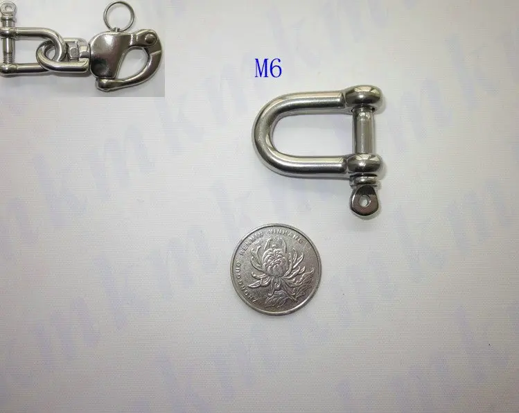 Маленькая Якорная Скоба из нержавеющей стали типа D и Dee M6|screw pin anchor shackle|anchor shacklescrew