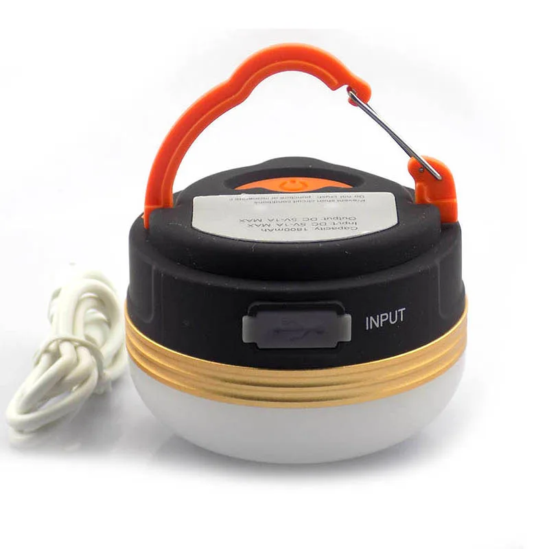 USB Rechargeable Portable LED Camping lantern Tent light ...