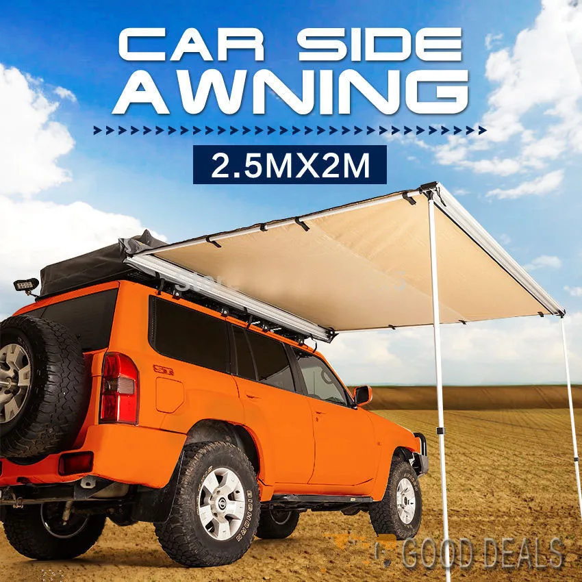 

Grntamn Outdoor Khaki Roof Top Tent Sideawning Awning for car 4wd Waterproof Side Car Tent Sunshelter