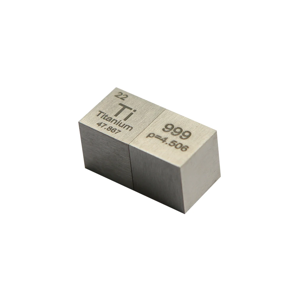 

Titanium Metal 10mm Density Cube 99.95% Pure Titanium Cube 10*10*10mm