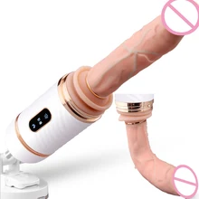 New Remote Automatic Heated Telescopic Dildo Vibrators Sex Machine Retractable Penis Vibrator Female Masturbation Adult Sex Toys