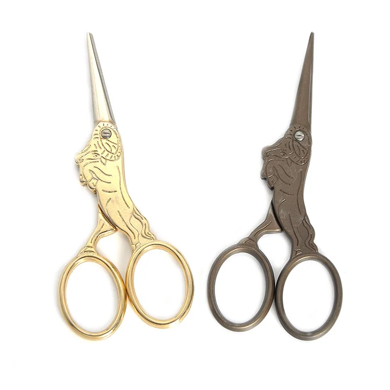 

Sewing Hot Tailor Scissors Fabric Vintage Cattle Scissors For Sewing Stainless Steel Scissor Tools Cloth Needlework Homes Craft