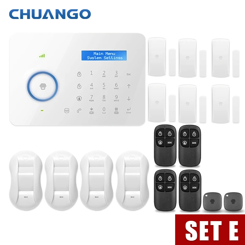 Robo Chuango B11 inalámbrico GSM seguridad sensor de puerta de casa sistemas de alarma 315 mhz