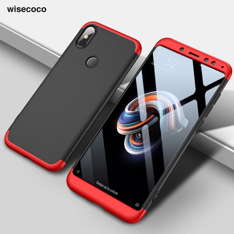 

360 Degree Protective Case For Xiaomi Redmi Note 5 Pro Original Business Hard PC Phone Cases for mi redmi note 5 pro coque Cover