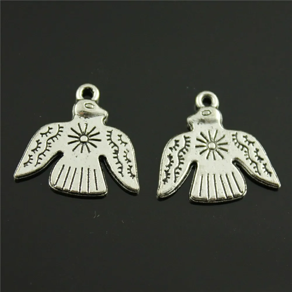 

6pcs Thunderbird Bird Charms Pendant Double Sided Thunderbird Pendant Thunderbird Charms For Jewelry Making 21x20mm