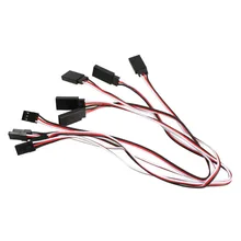5Pcs Lot 300mm RC Servo Extension Cord Cable Wire Lead for RC Car Plane Helicopter Receiver