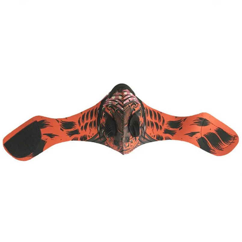 

1pc PM2.5 Anti Dust Mask Unisex Mesh Diving fabric Dustproof Activated Carbon Filter Half Face Mask for Running Bicycle multic