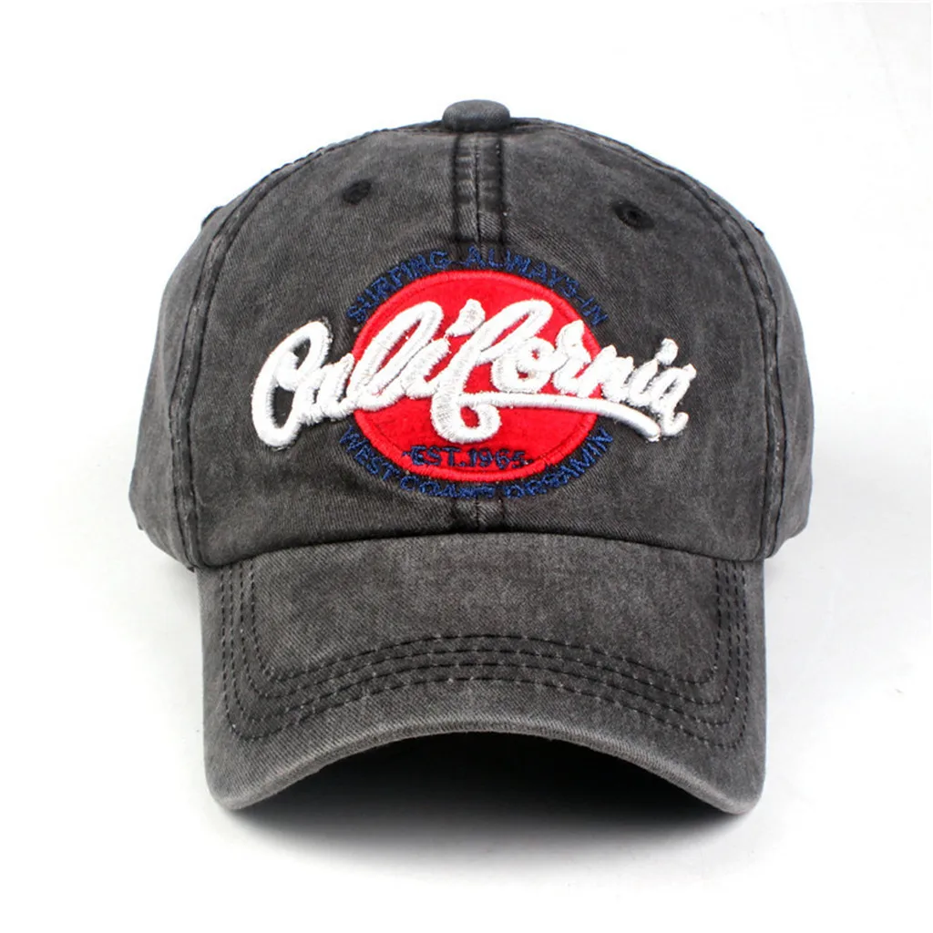 

ISHOWTIENDA Baseball Caps Men Women Cotton Embroidered Flower Denim Cap Snapback Hats Fashion Baseball Cap Topee #XTJ