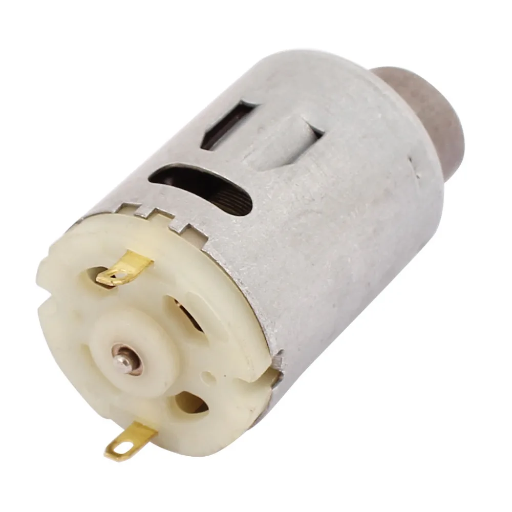 

UXCELL(R) High Quality 2Pcs 12V 4500RPM DC Large Torque Strong Magnet Micro Vibration DC Motor for Electric Toy