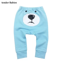 Осенние детские штаны-шаровары для маленьких мальчиков и девочек новые стильные модные Хлопковые Штаны для мальчиков и девочек шаровары для малышей 0-2 лет, цветные штаны для малышей 12 месяцев