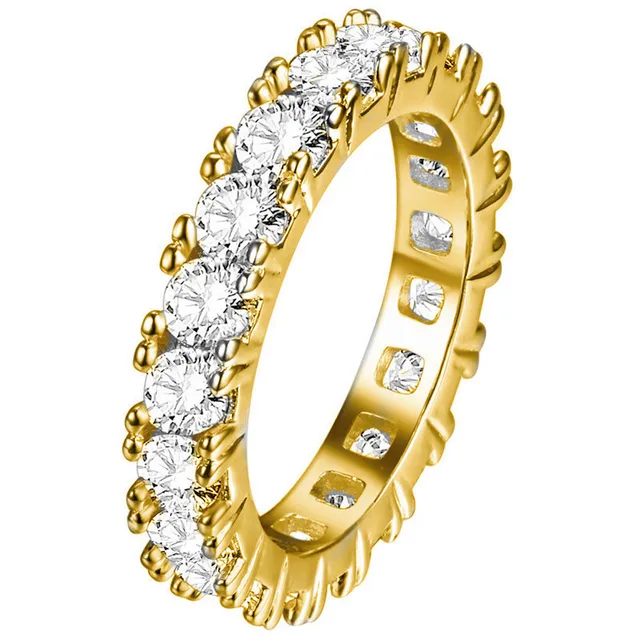 classic eternity rings gold color full cz stones cubic zirconia eternity ring ladies wedding rings for - Ladies Wedding Rings classic eternity rings gold color full cz stones cubic zirconia eternity ring ladies wedding rings for - Ladies Wedding Rings