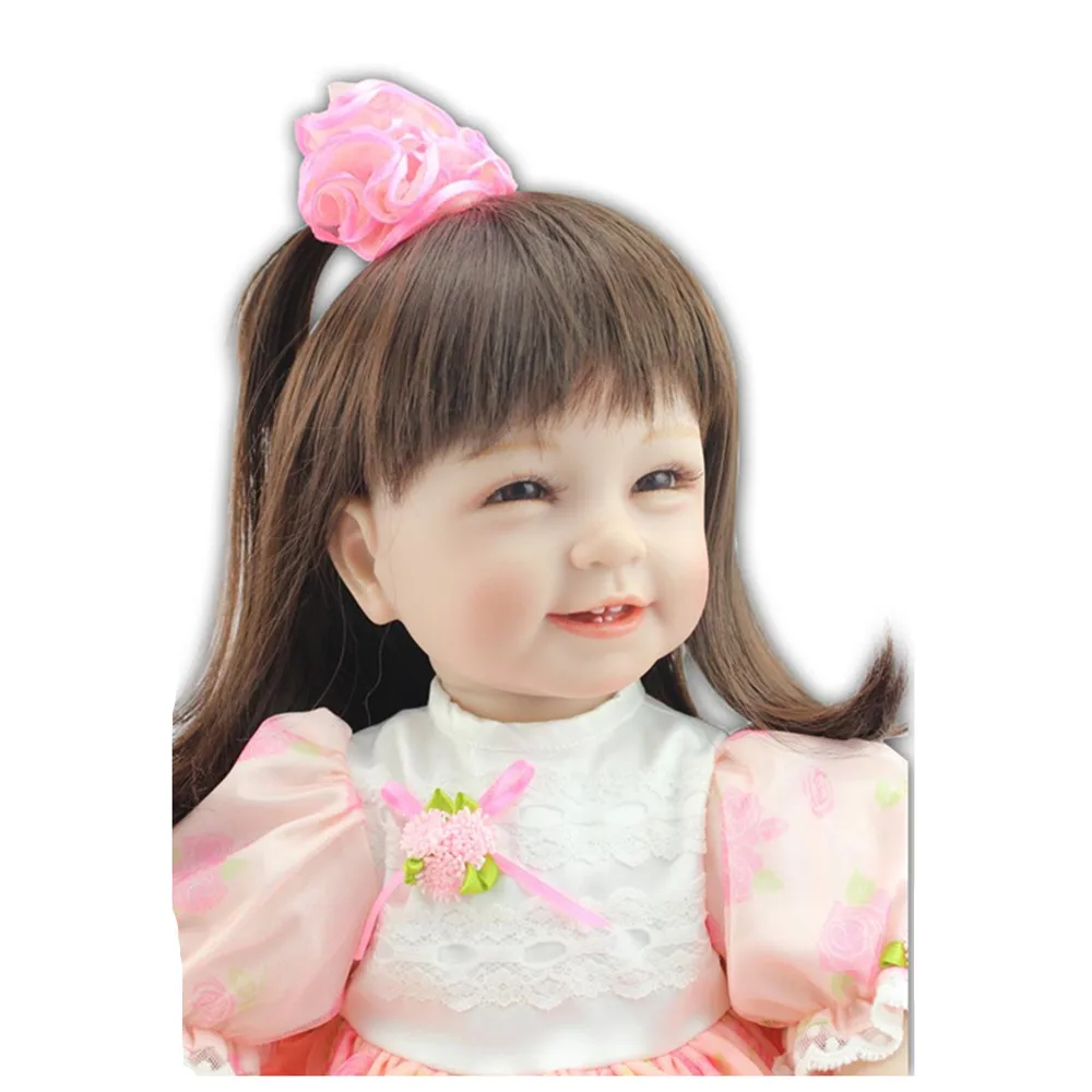 

Fashion 50 CM Silicone Reborn Baby Doll with Clothes,20 Inch Lifelike Baby Newborn Doll Toys for Children