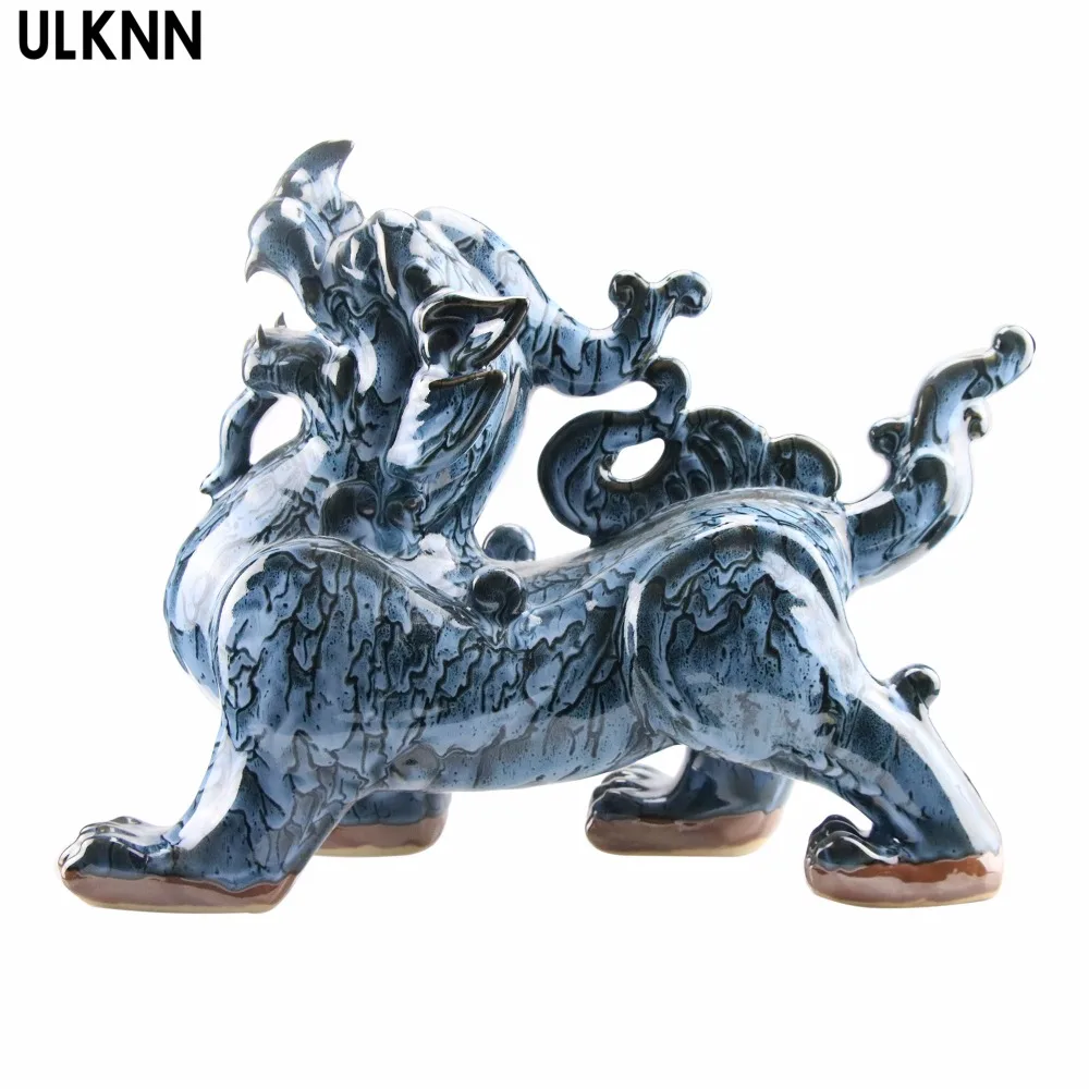 ULKNN Ceramic Brave Troops lucky Home decor Crafts Room Decoration
