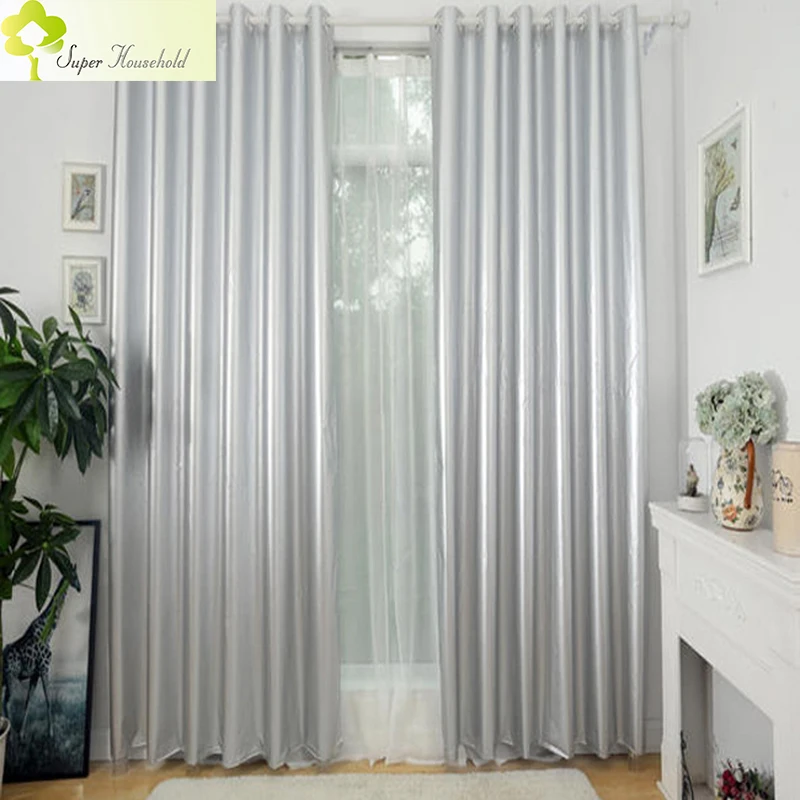 99 Blackout Curtains for the Bedroom Silver Coating Drapes for Living