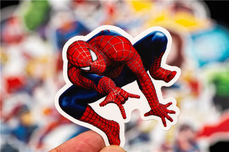 Super Hero Stickers Funny JDM Kids Toy Sticker for DIY Luggage Laptop Skateboard Motorcycle Car Phone Bedroom Sticke (7)