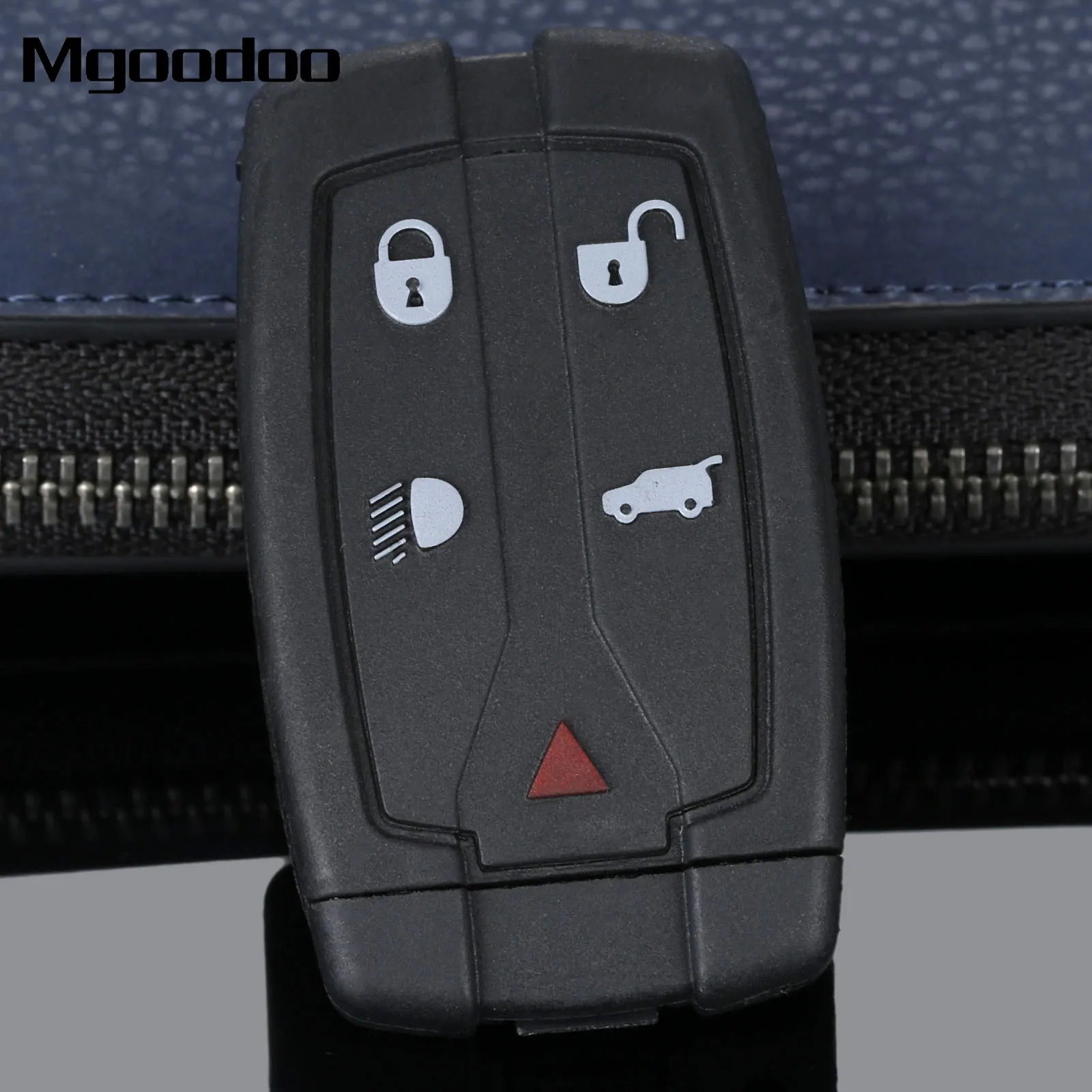 

Mgoodoo 5 Buttons Replacement Key Fob Remote Car Key Shell Cover Uncut Blade Fob Case For LAND ROVER Freelander 2 2008-2011 New