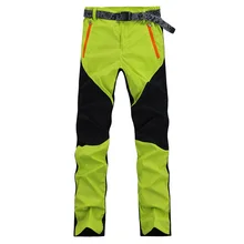 Быстросохнущие летние спортивные походные брюки для мужчин и женщин, водонепроницаемые ветронепроницаемые дышащие флисовые штаны для альпинизма