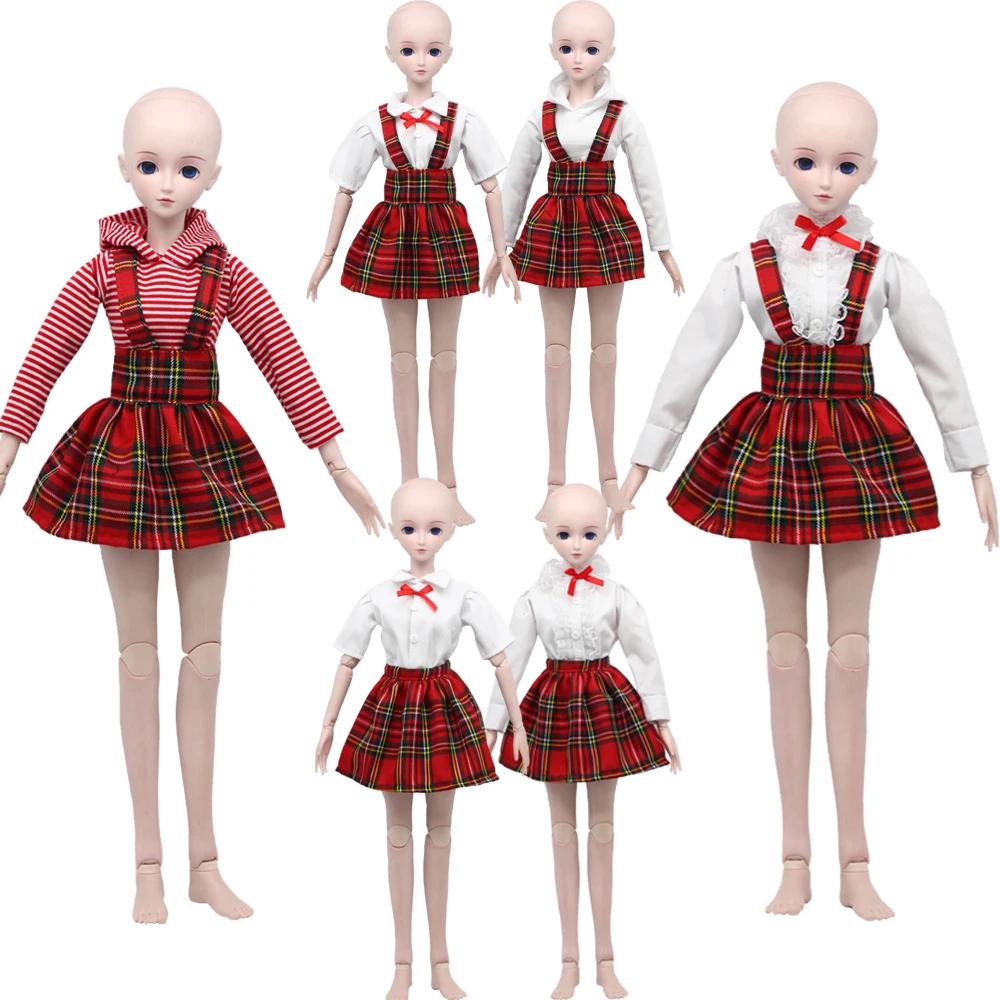 BJD Одежда для куклы платье для девочки подходит 60 см 1/3 BJD кукла модная плиссированная юбка \ рубашка \ вязаный кардиган игрушки подарок