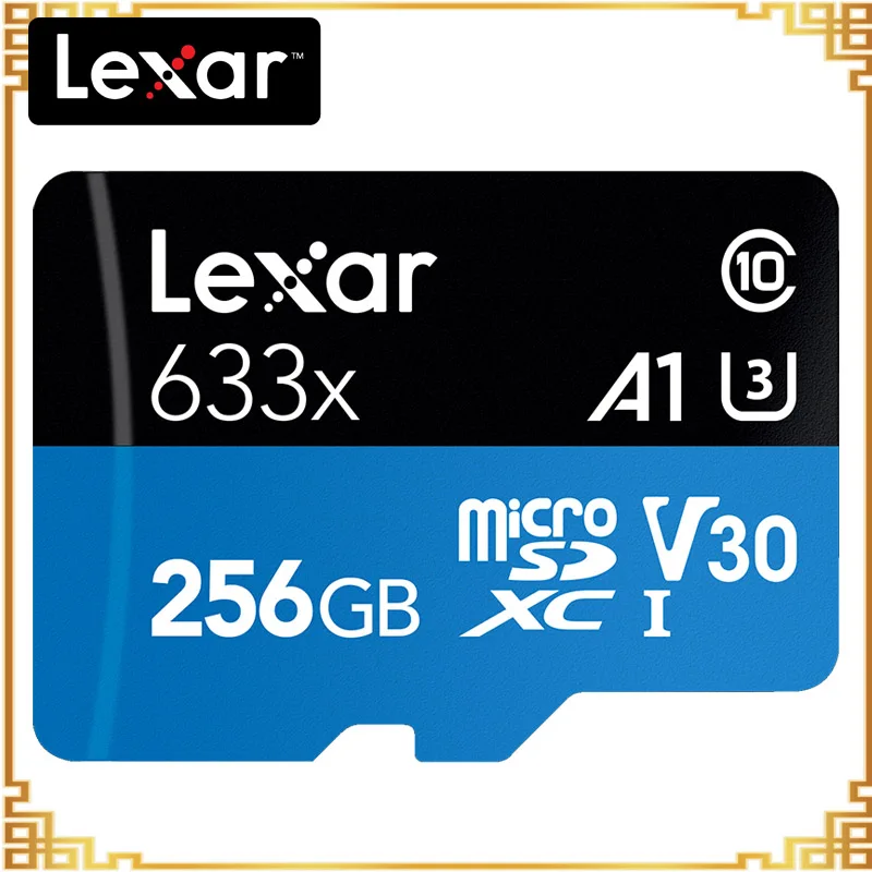 Lexar 633x Micro SD карта 1 ТБ 32GB 64GB 128GB 256GB Micro sd Class 10 cartao de memoria tf-карта для мобильного телефона - Емкость: 256GB