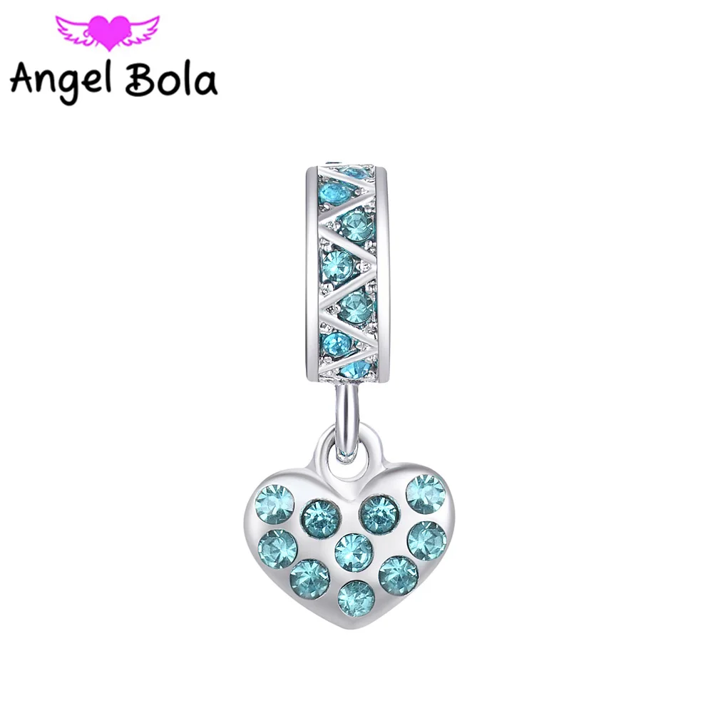 

Trendy Endless Charms for Jewelry Making Women Endless Bracelet Bangle DIY Charm Heart Love ZC Charms 6 Colors Choose EC-052