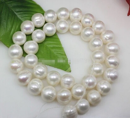 

Free shipping >>@ > 11-12mm natural white growing string pearl loose beads
