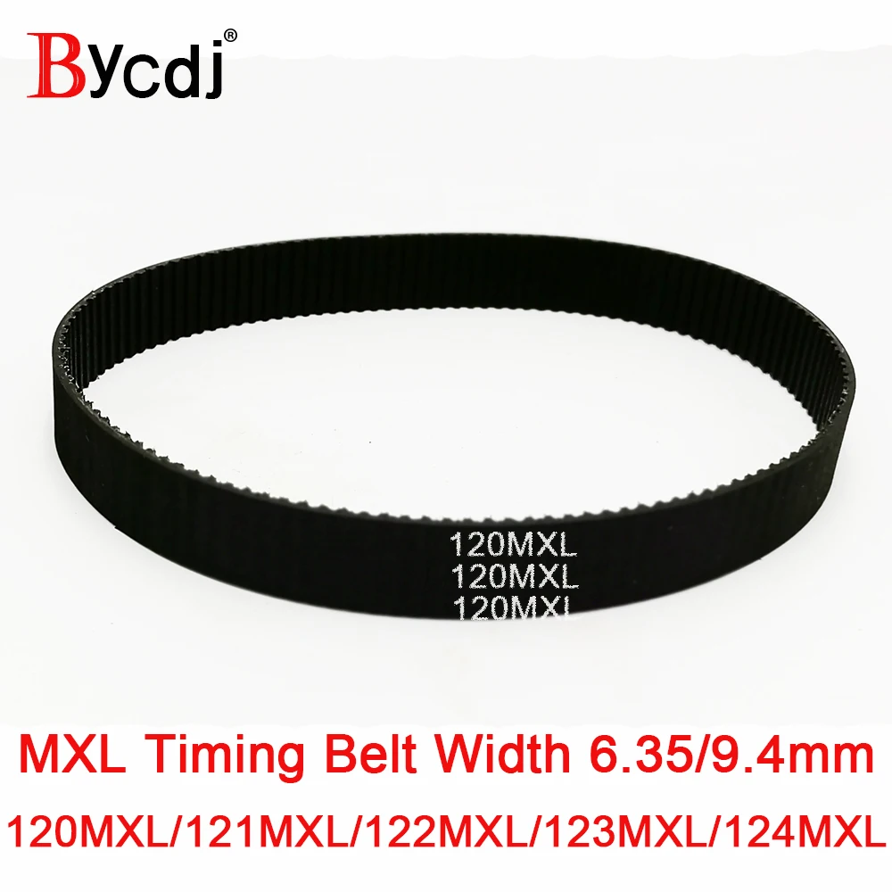 

MXL Timing belt B150 B151 B153 B154 B155 Teeth Width 6/10mm 2.032mm Pitch Synchronous belt 120MXL 121MXL 122MXL 120MXL124MXL