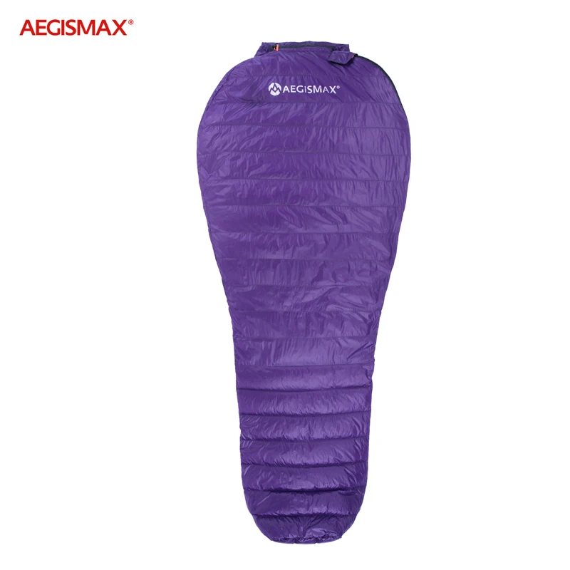 Branco para Baixo Bolsas de Dormir Repelente de Água para Baixo Aegismax Ultra Seco Ganso Mummy Ultraleve Caminhadas Camping 700 fp Splicing Mini 2 10 High Quality Esporte e Lazer