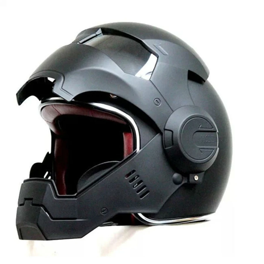 Free shipping 1pcs High Quality Iron Man Motorcycle Helmet